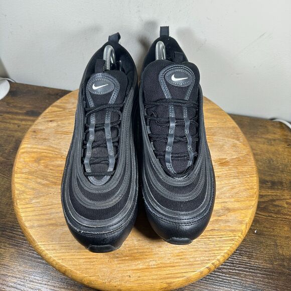 Nike Air Max 97 Terry Cloth Mens Size 10 Black Athletic‎ Shoes 921826-015 - Picture 2 of 8